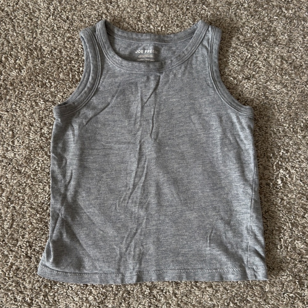Joe Fresh toddler boys gray muscle tee tank top size 3T
